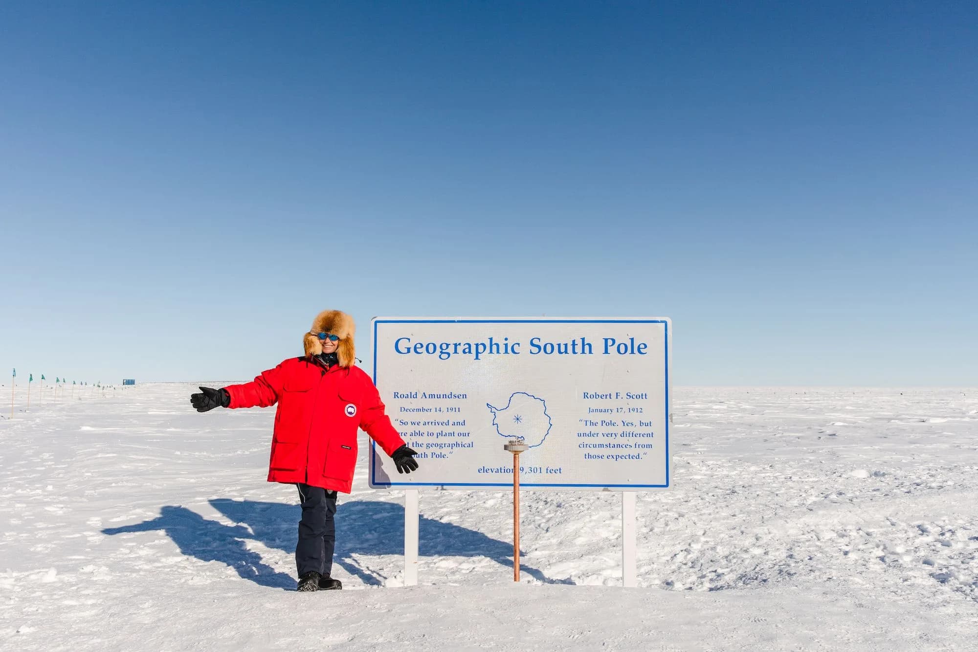 South Pole & Blue Rivers blue ice