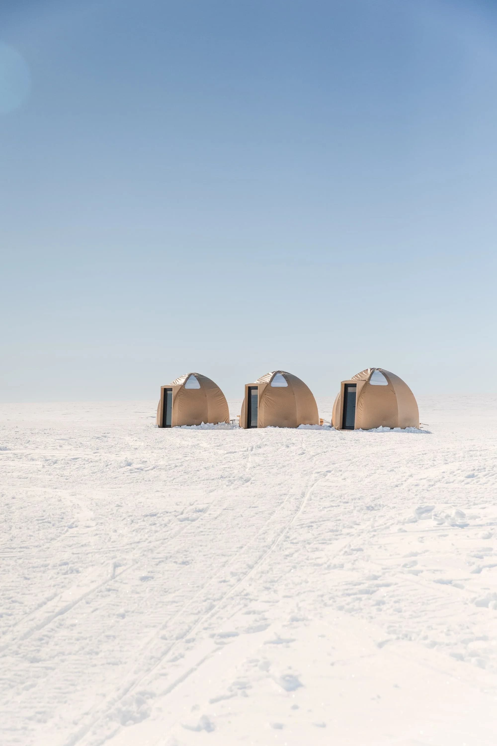 South Pole & Penguins blue ice